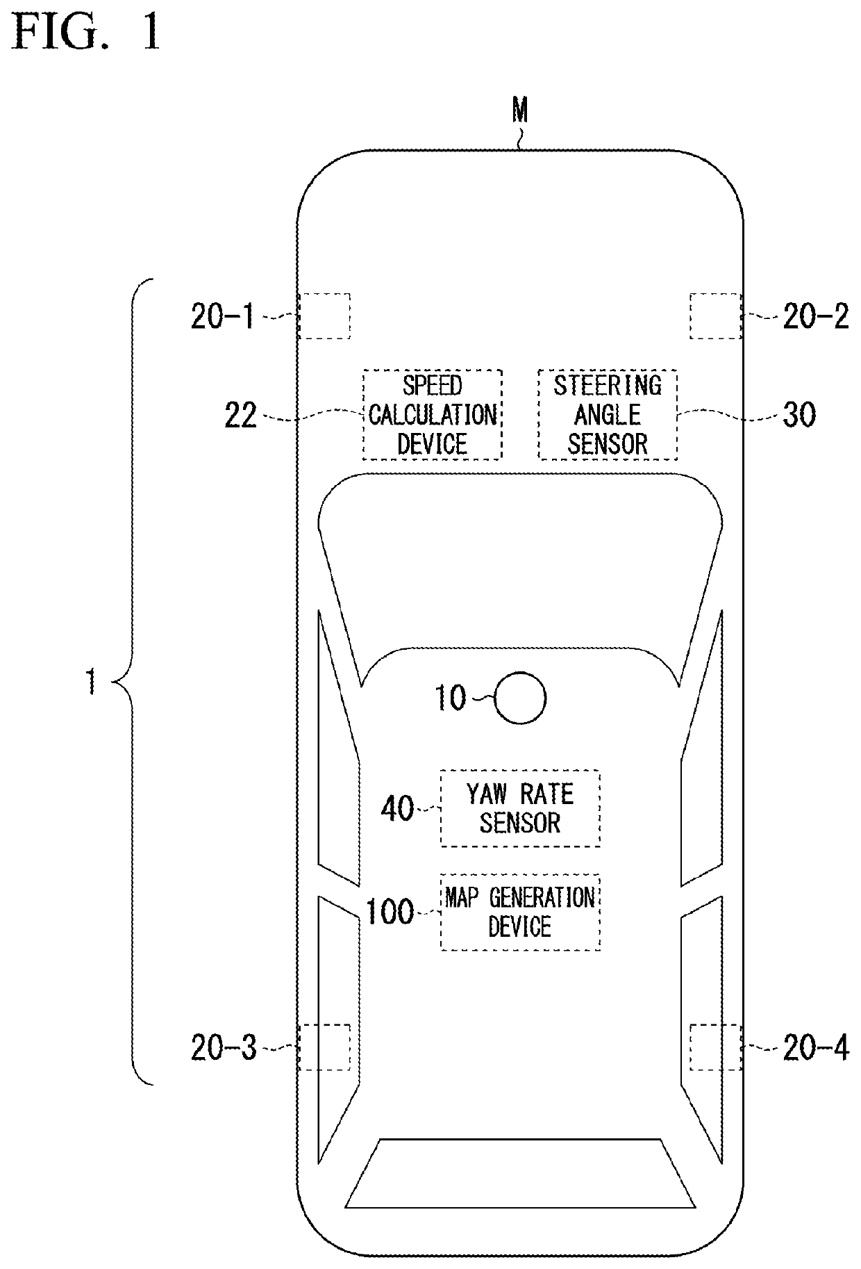 Map generation device, map generation system, map generation method, and storage medium