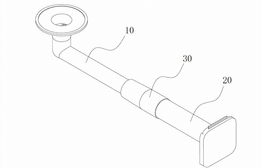 Drain pipe component for cold cabinet and cold cabinet with same