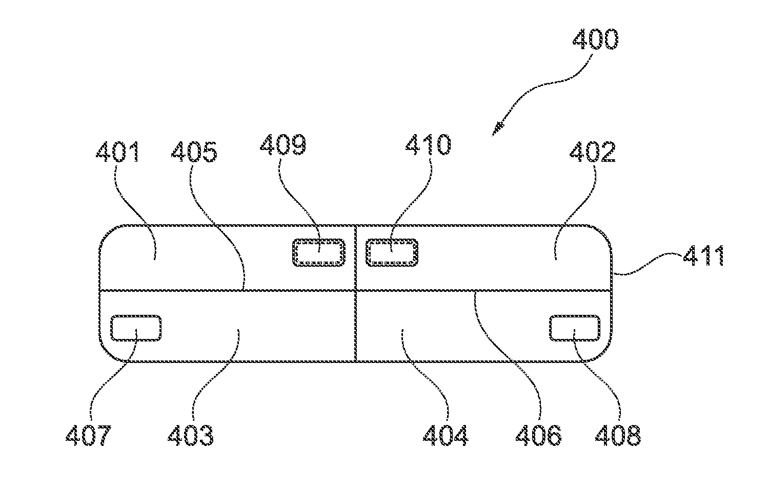 Microphone Module With Shared Middle Sound Inlet Arrangement