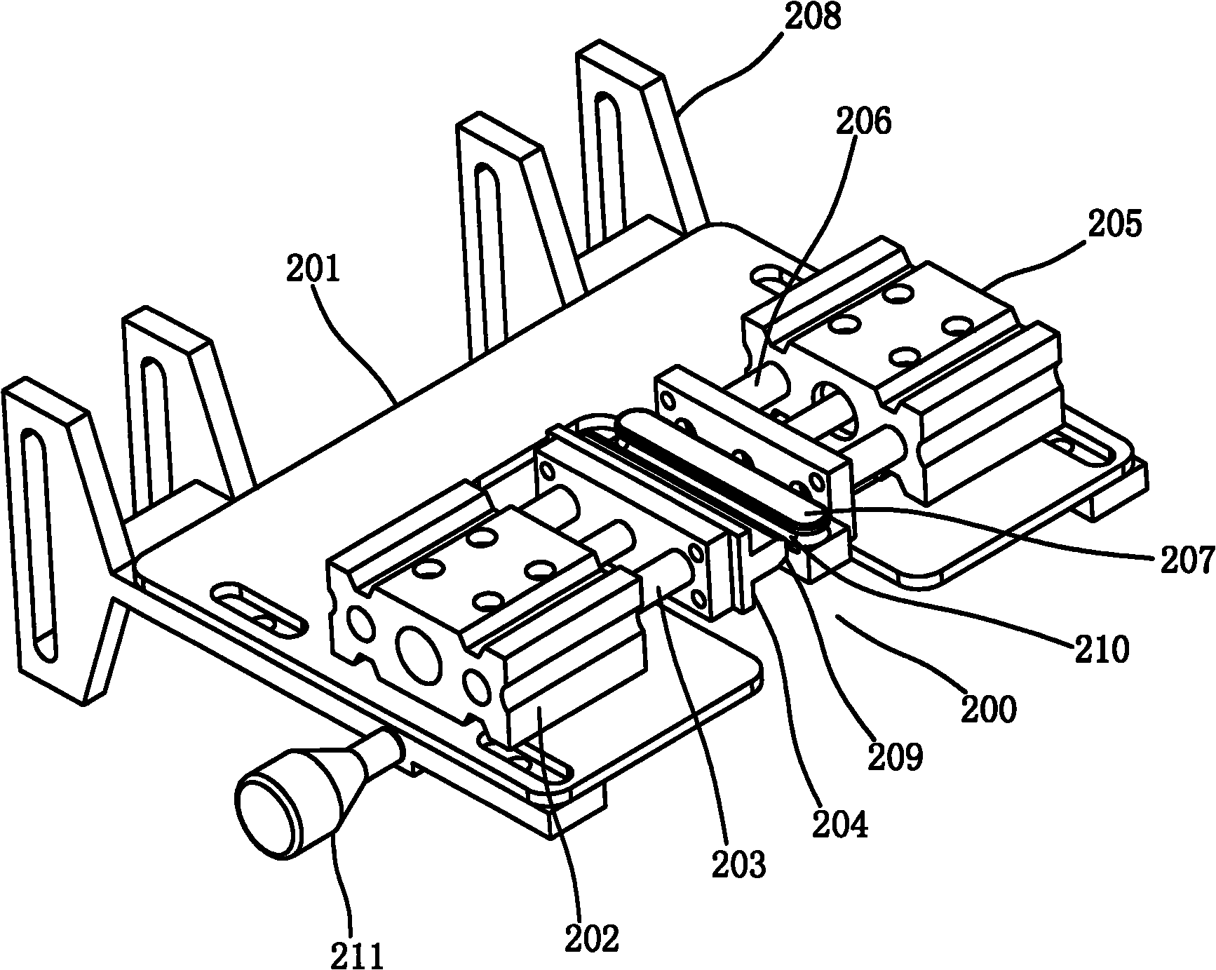 Powder-clamping preventing device and powder packing machine