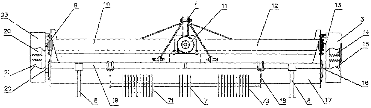 A new type of straw crushing and returning machine