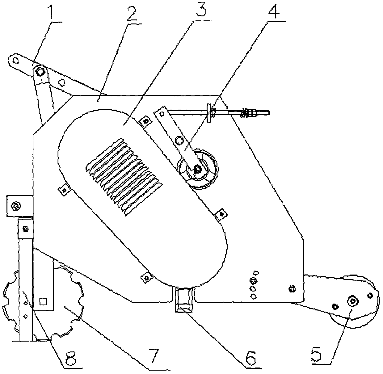 A new type of straw crushing and returning machine