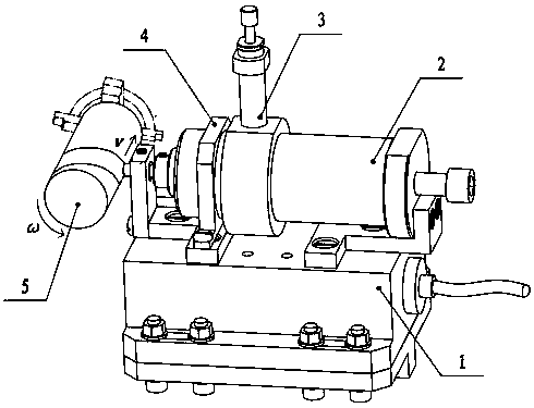 A friction device for solid-liquid-gas vibration-damping high-speed screw feed