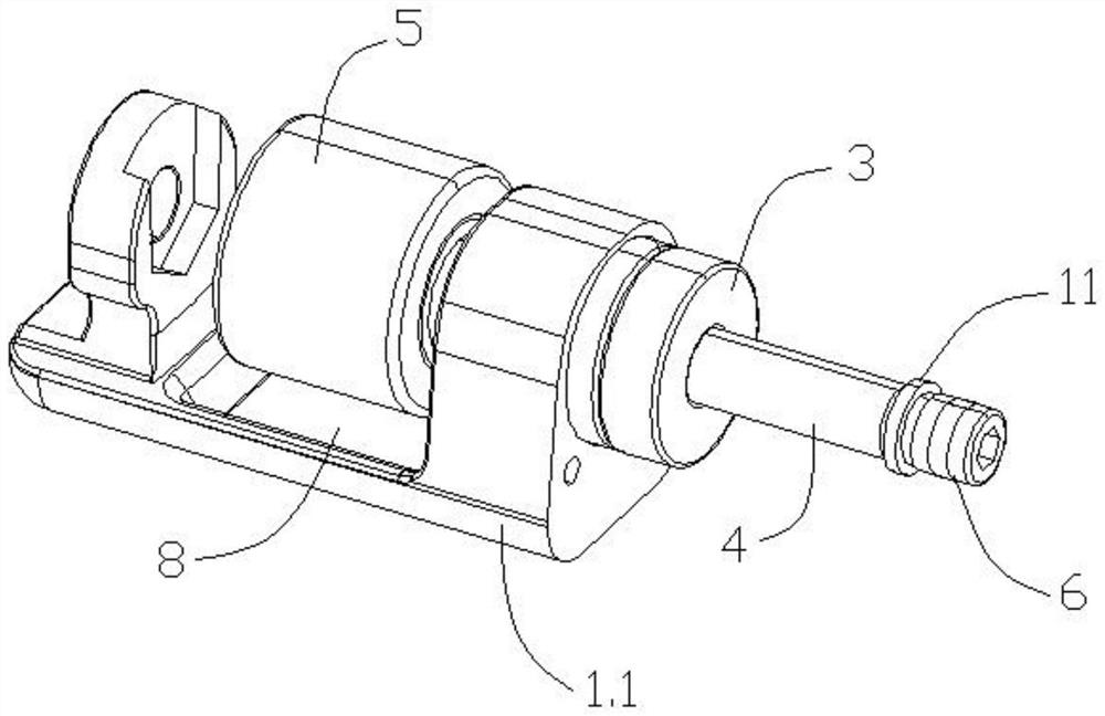 Plastic circular weaving machine supporting structure