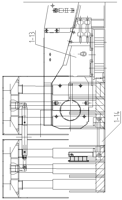 Hydraulic support device and support method based on extending in roadway