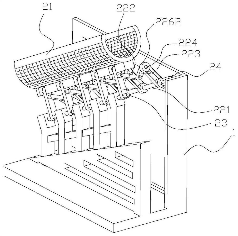 Multi-stage screening mechanism, concrete sand and gravel screening device