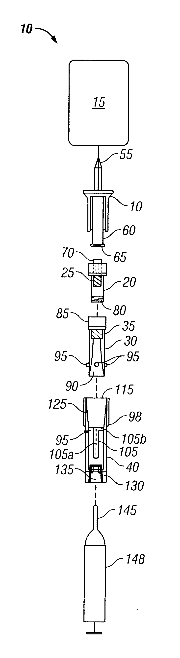 System and method for infusing toxins using safety set, connect set and cyto admin set
