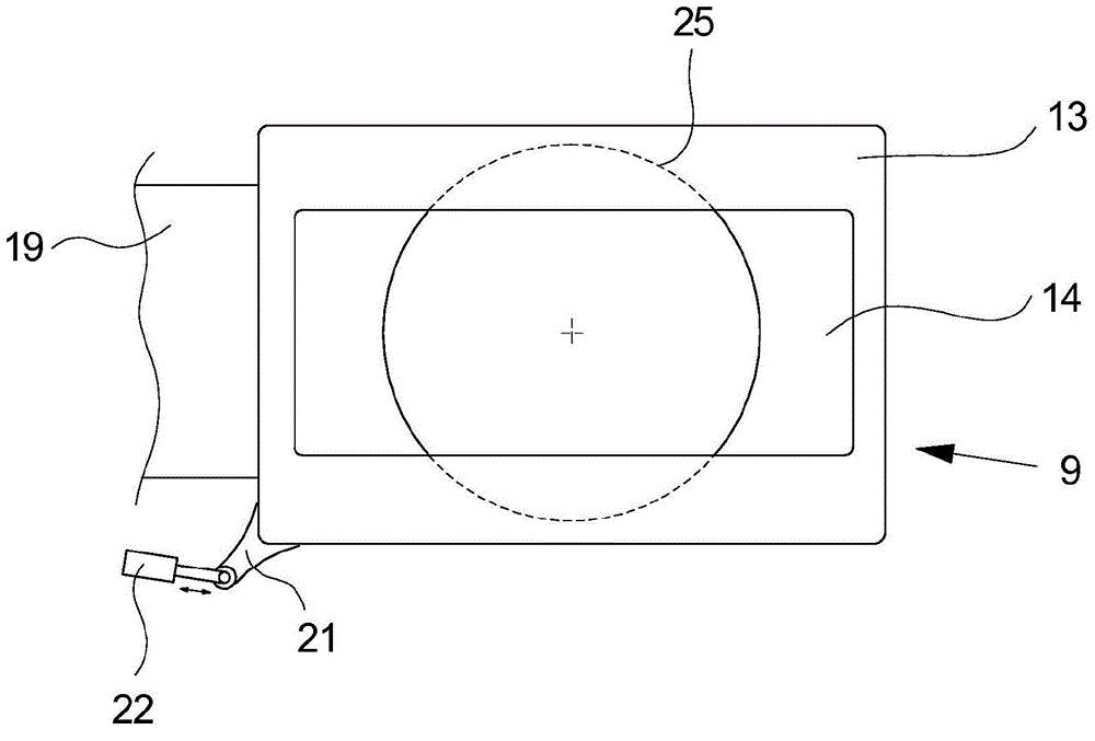 Device for producing a fibre product by laying down melt-spun fibres