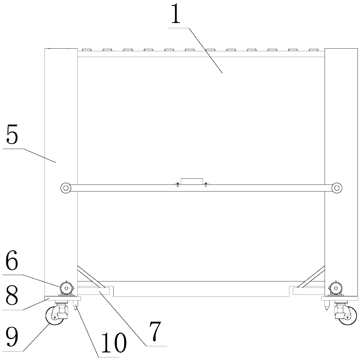 Container convenient to load and unload