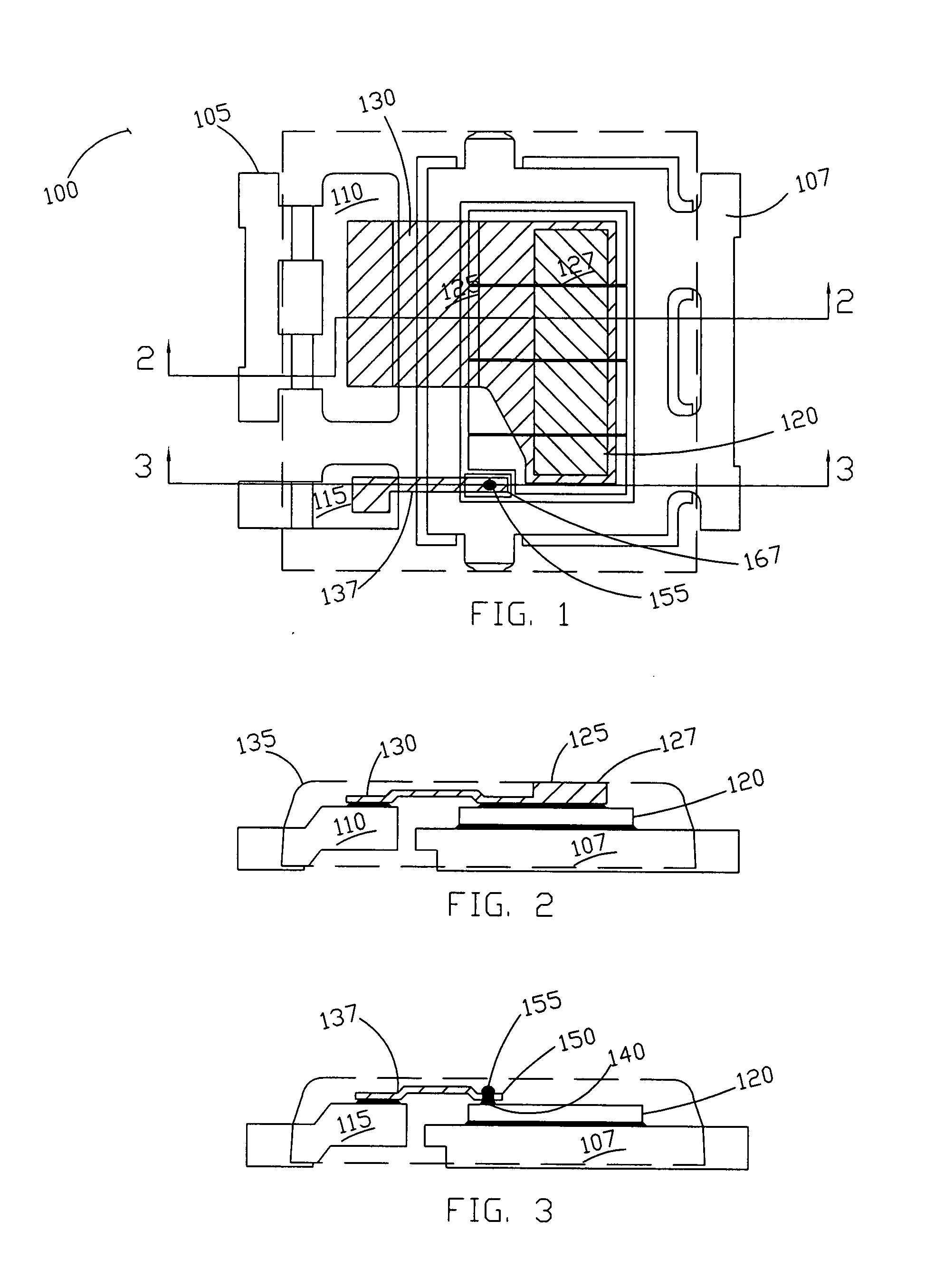 Semiconductor package having dimpled plate interconnections