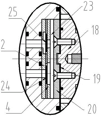 Giant magnetostrictive hydraulic pump and its working method