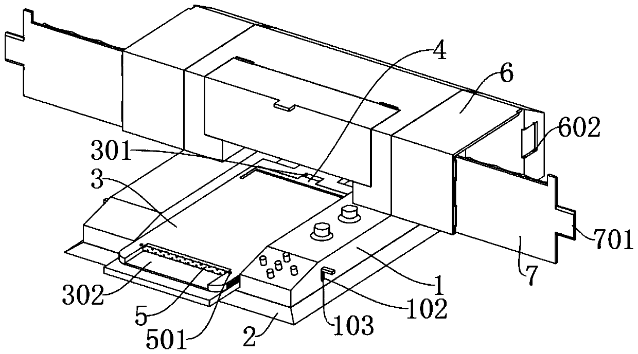 Coding machine based on garment production