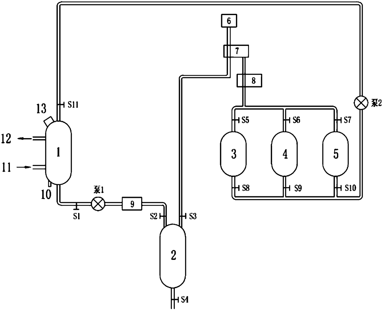 Production system for fluorinated surfactant