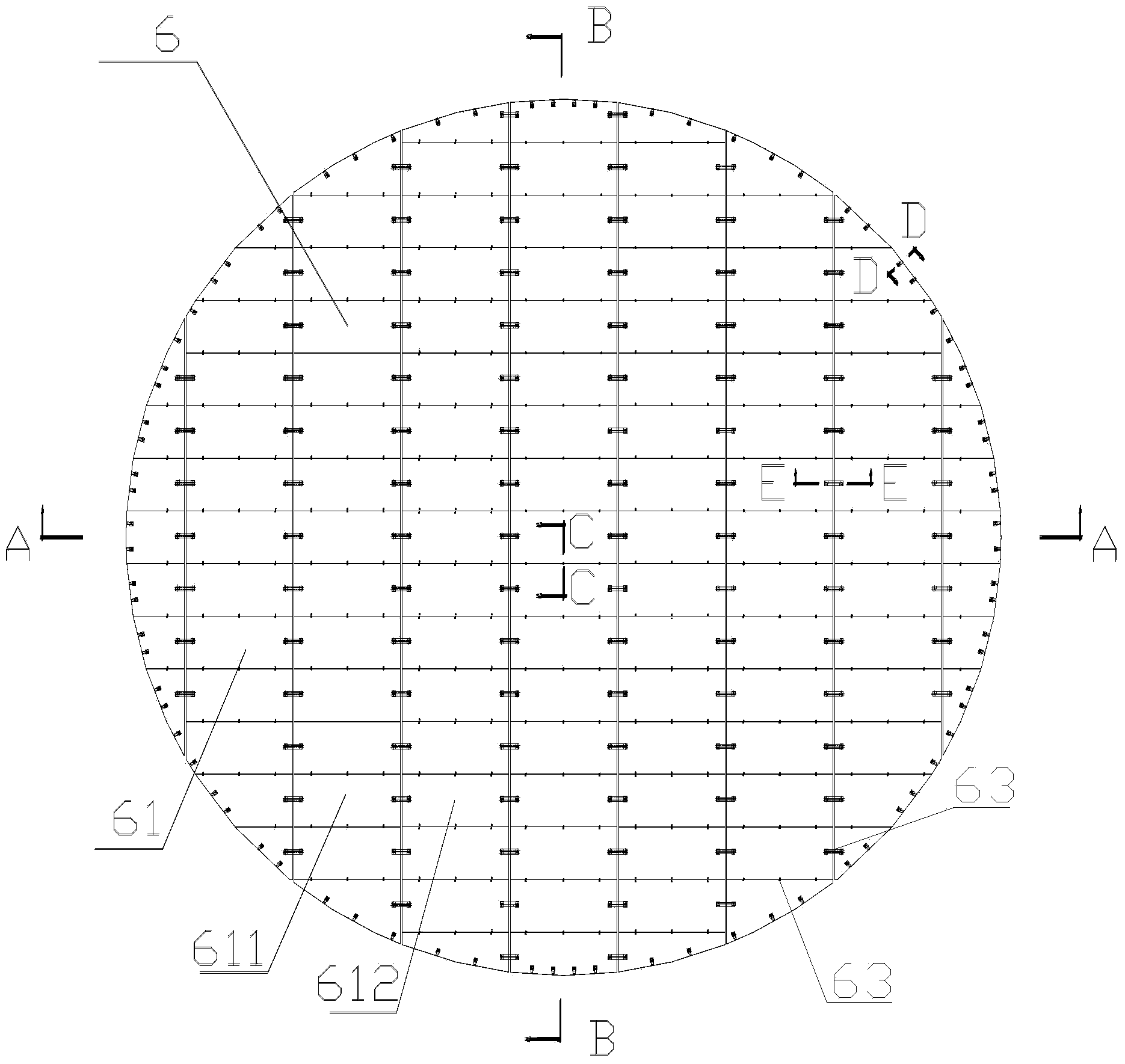 Desulfurizing absorption tower and desulfurizing absorption method