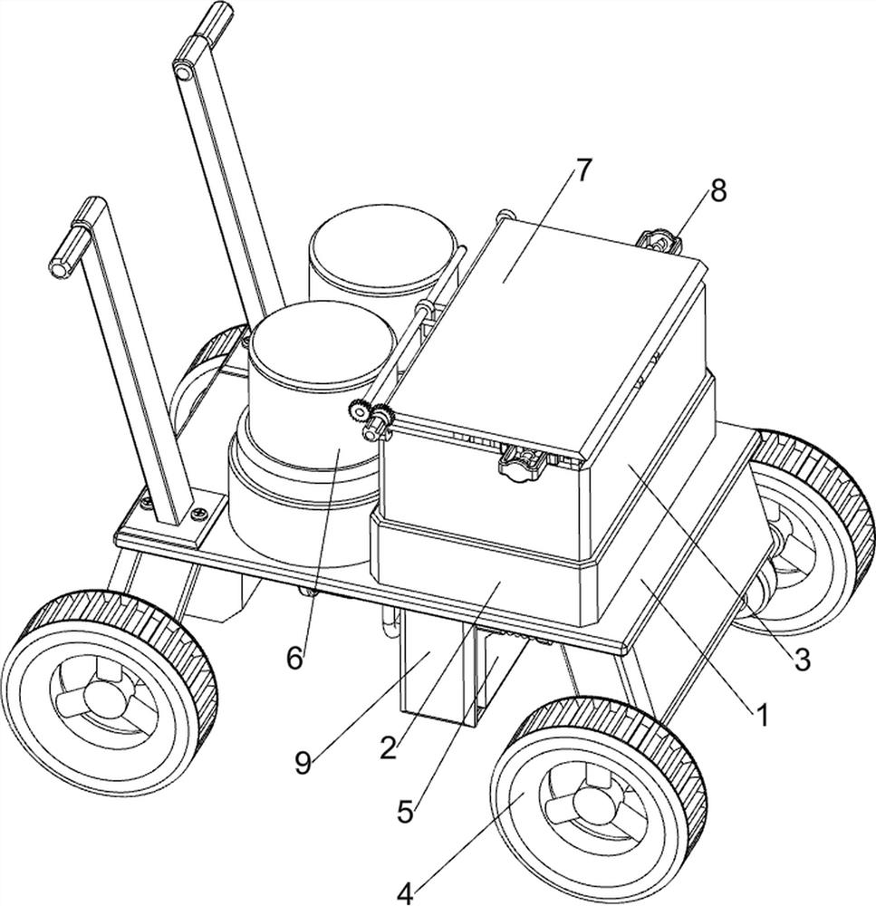 Multifunctional seeding device for intelligent agriculture