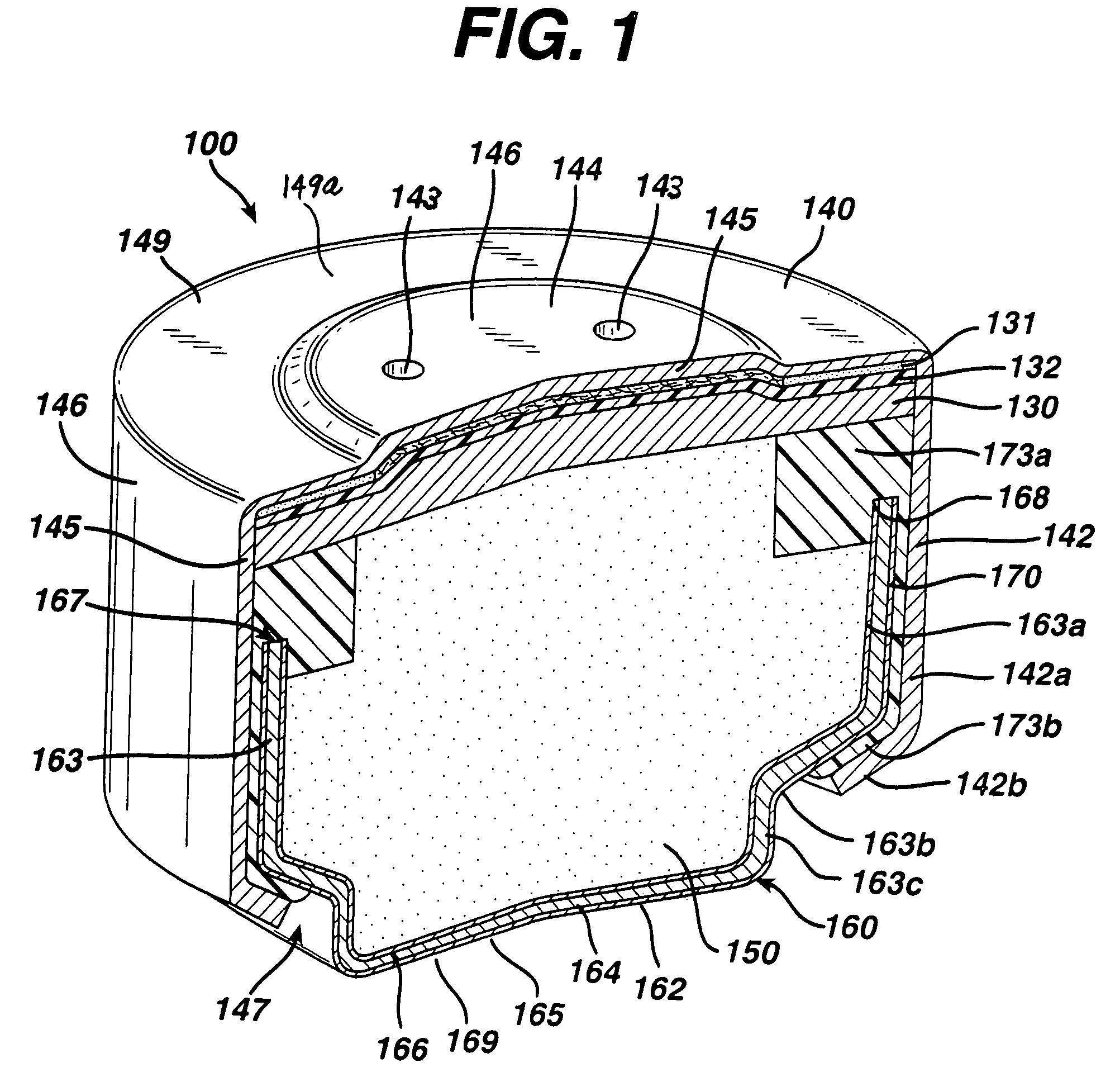 Method of forming a nickel layer on the cathode casing for a zinc-air cell