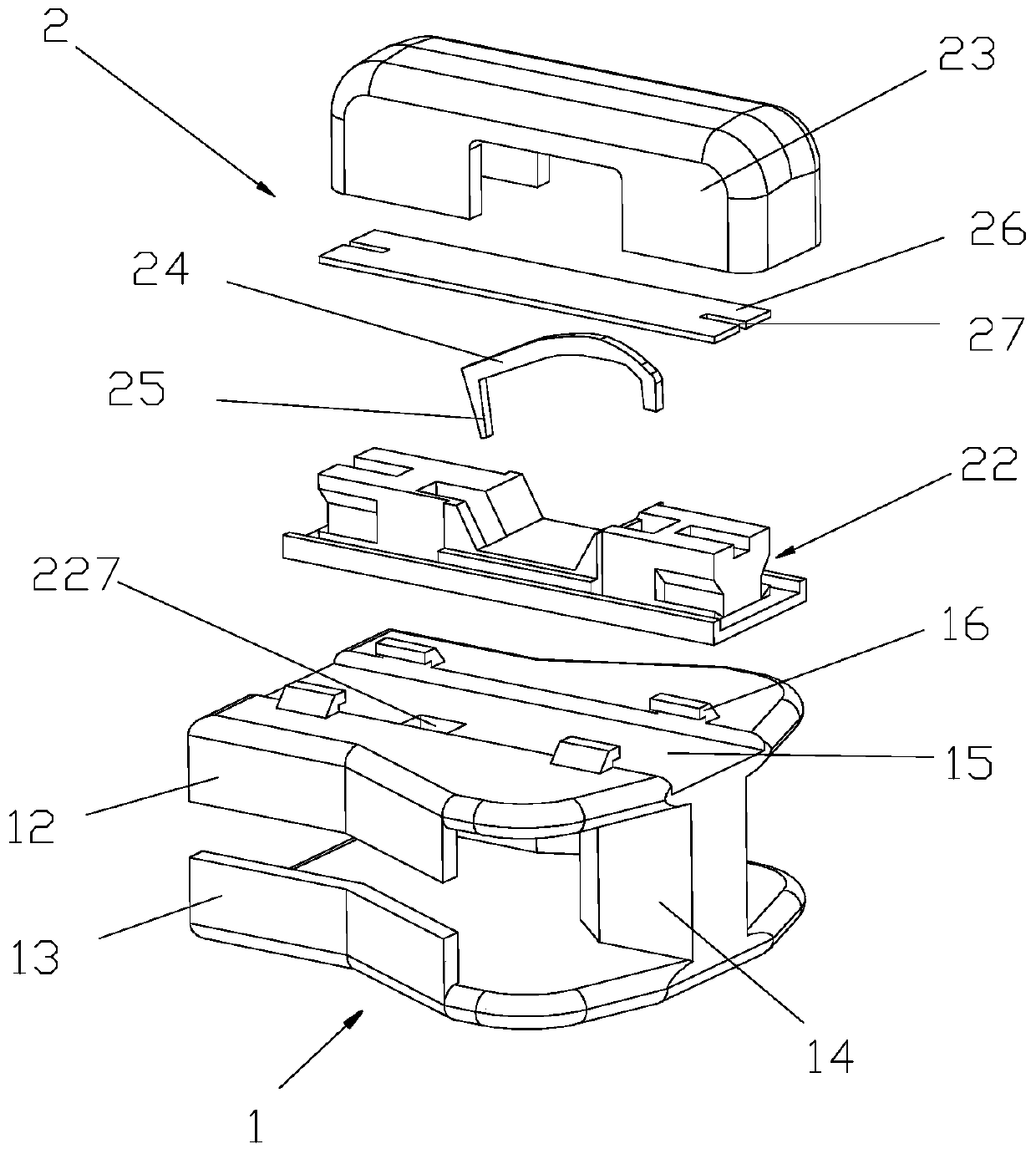 A modular combined zipper head