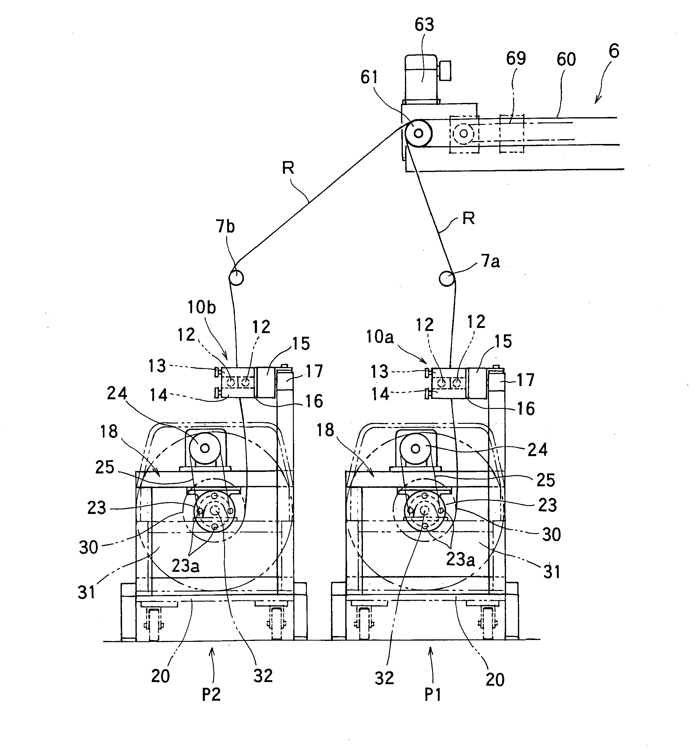 Method of and apparatus for winding a lengthy rubber material