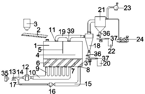 Fluidized bed dryer