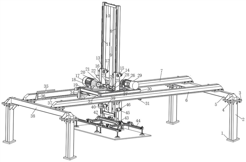 Stacking and discharging mechanism for storage and using method