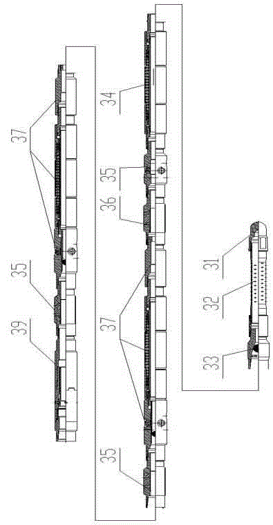 Fracturing working method of multi-stage hydraulic jet staged fracturing string
