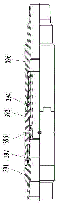 Fracturing working method of multi-stage hydraulic jet staged fracturing string