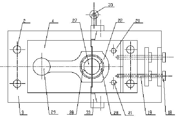 Antigravity squeeze casting device of aluminum alloy connecting rod and manufacture method