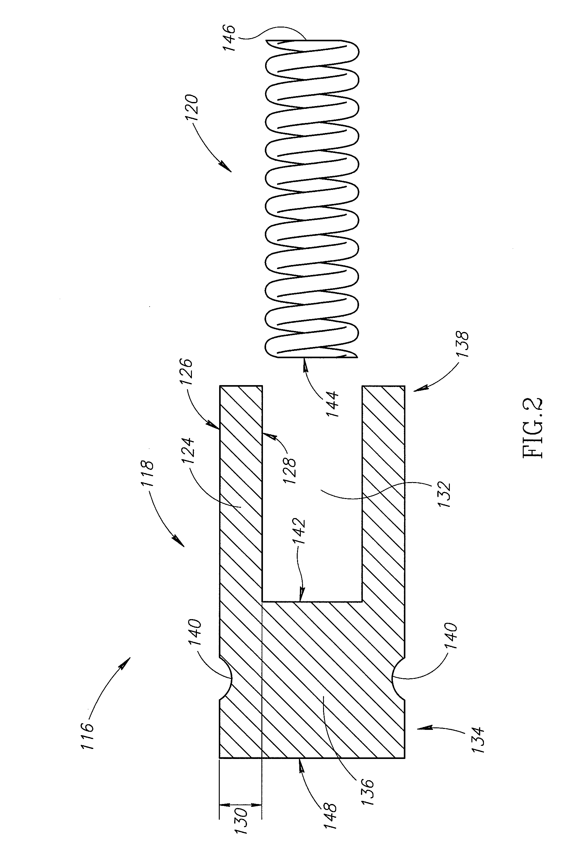 Locking differential with shear pin/spring assembly
