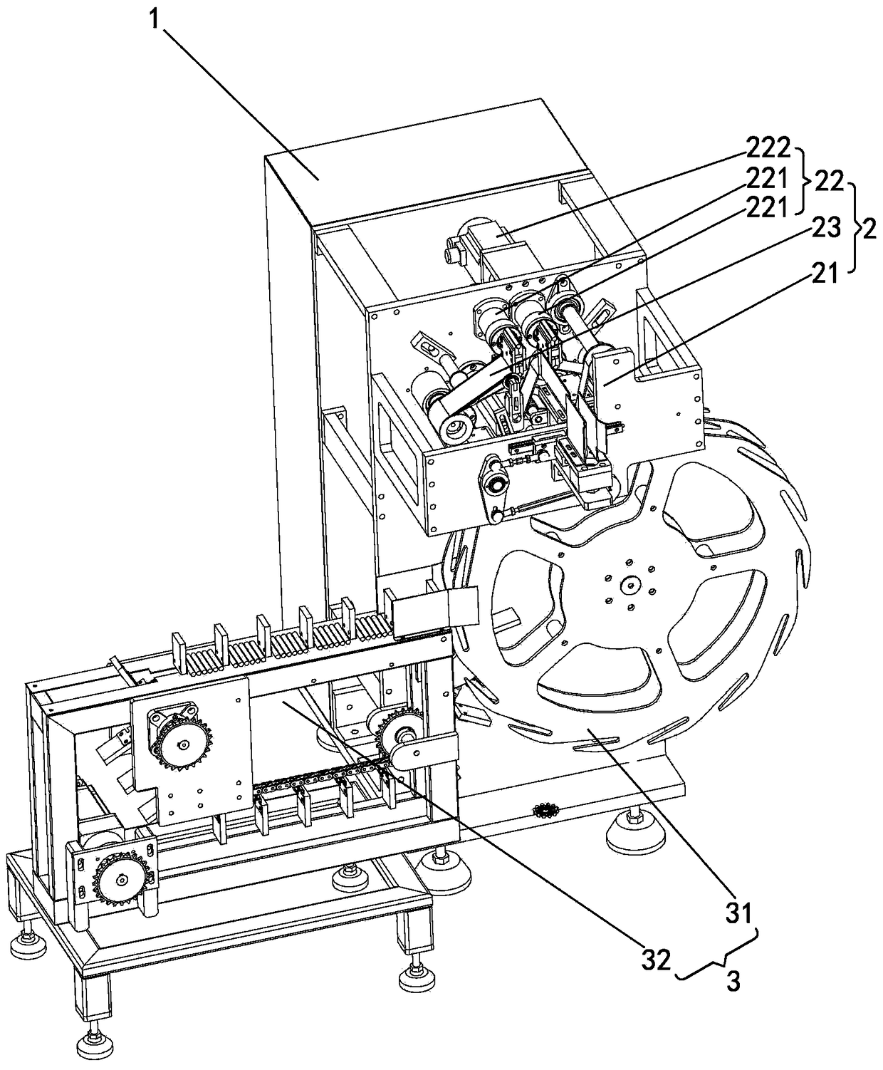 High-speed arrangement production line