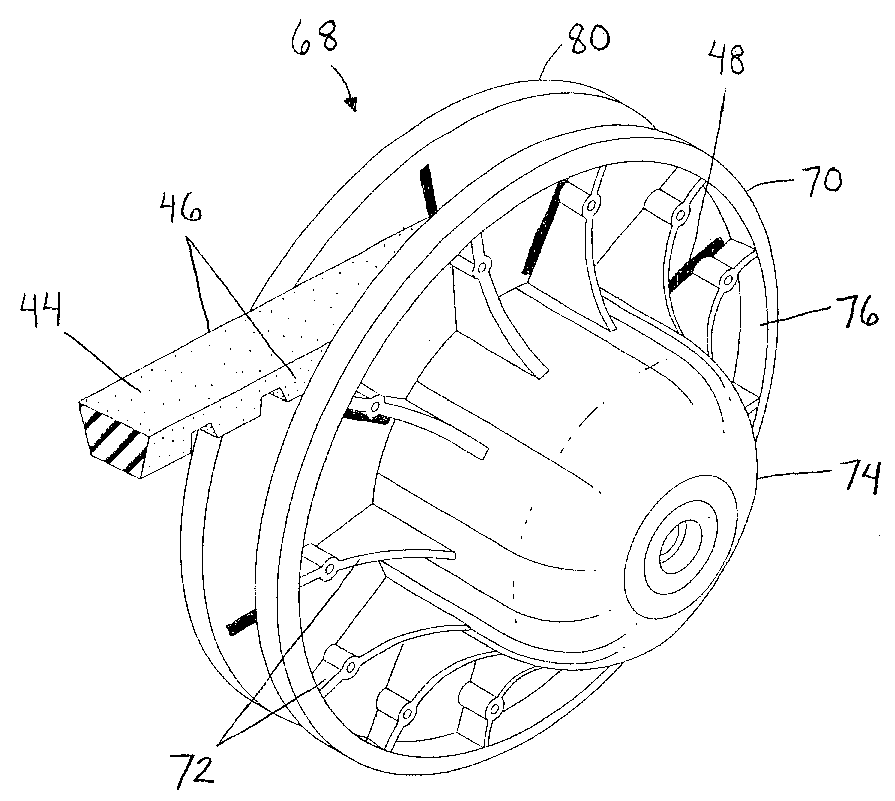 Ventilated clutch assembly with reduced-slip sheave surfaces