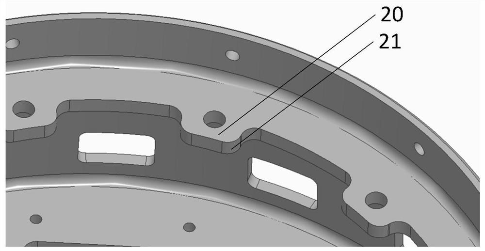 Composite material base for aircraft