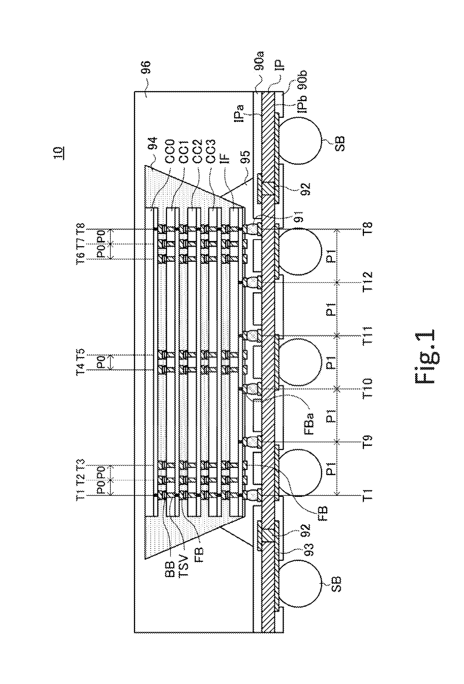 Semiconductor device including spiral data path