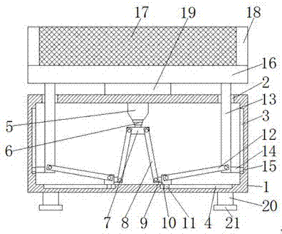 Height-adjustable table tennis table