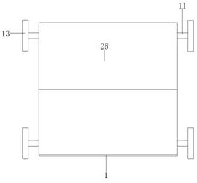 Carrying device of routing inspection robot