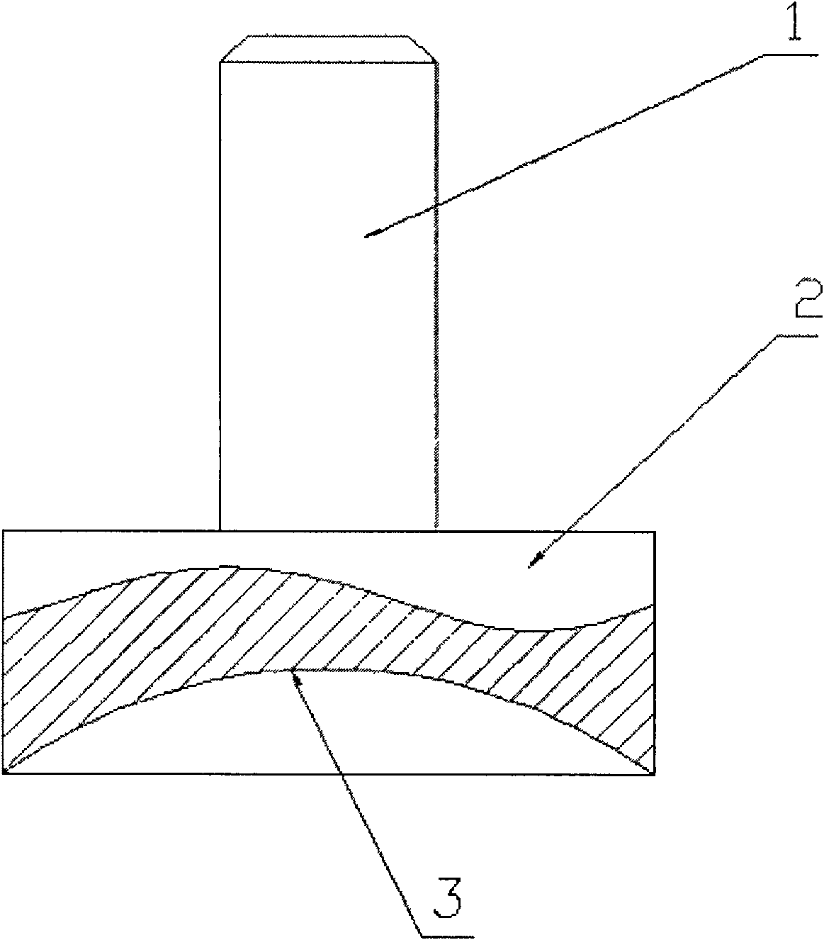 Structure of novel hole-piercing punch