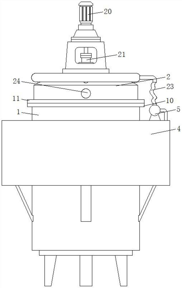 Stirrer with angle-adjustable stirring blades