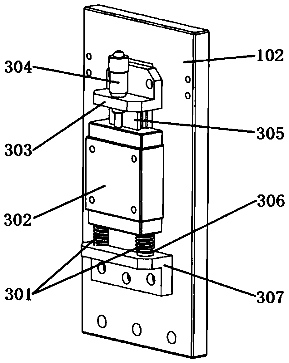 Electromagnetic force testing device of high-speed solenoid valve for automobile braking system