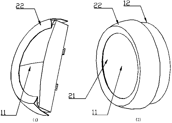 Air outlet structure and air conditioner indoor unit