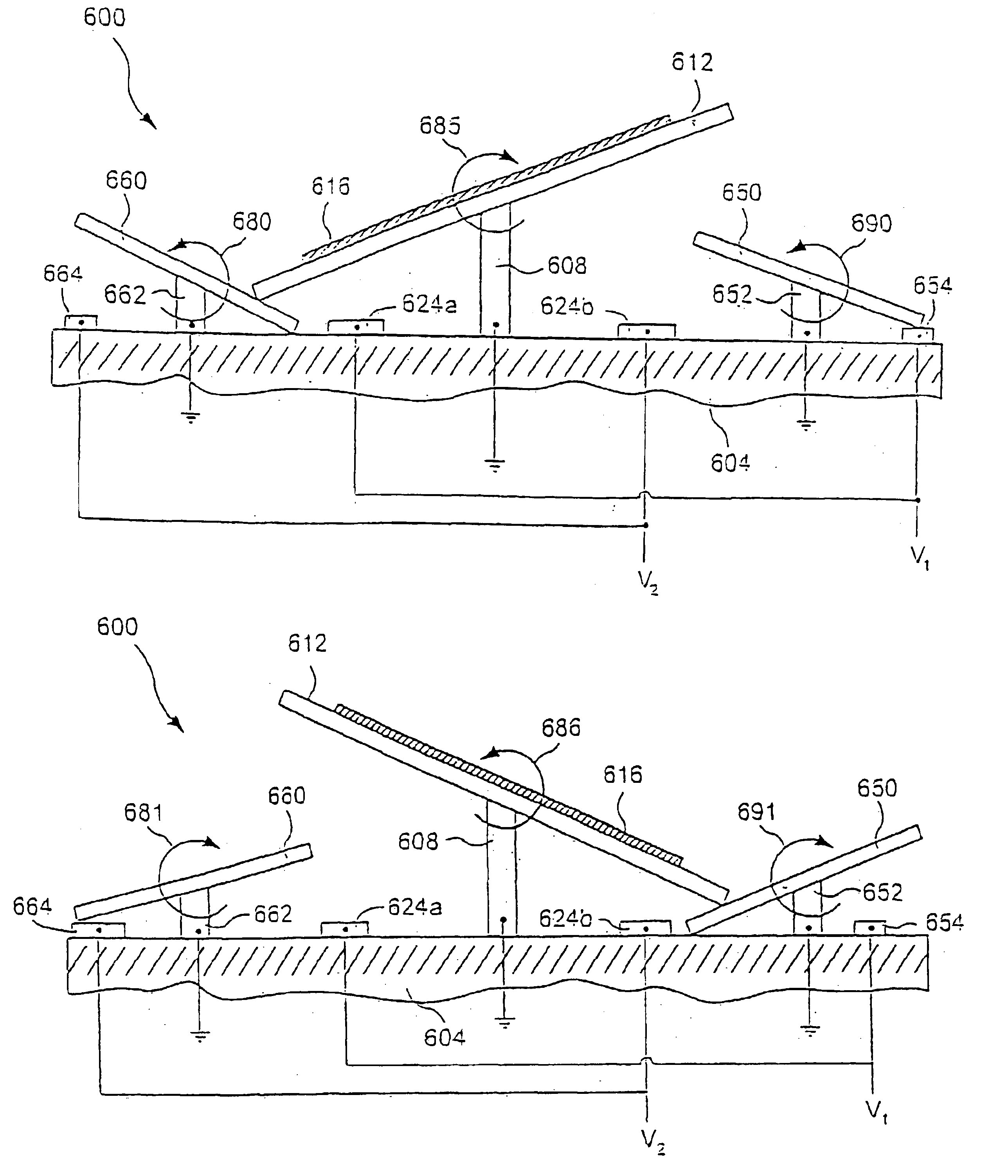 Systems and methods for overcoming stiction using a lever