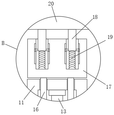 A spraying direction gradient type mortar spraying device