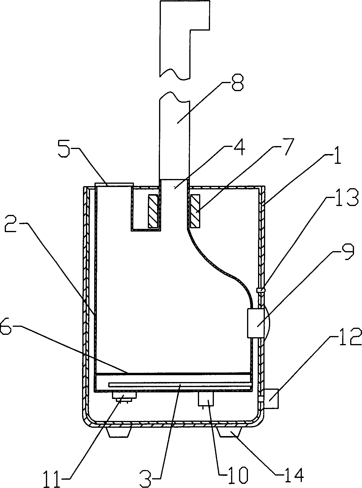 Multifunctional human body steaming therapeutical equipment