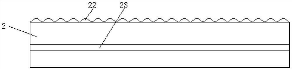 Notebook computer optical film with fluctuating structure