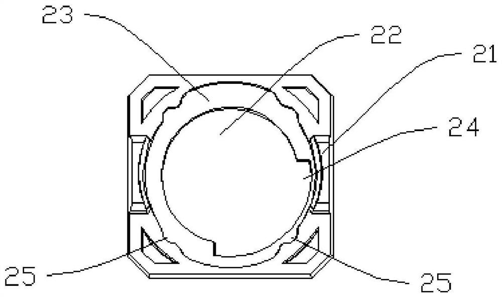 Power supply assembly of suspension type electronic card