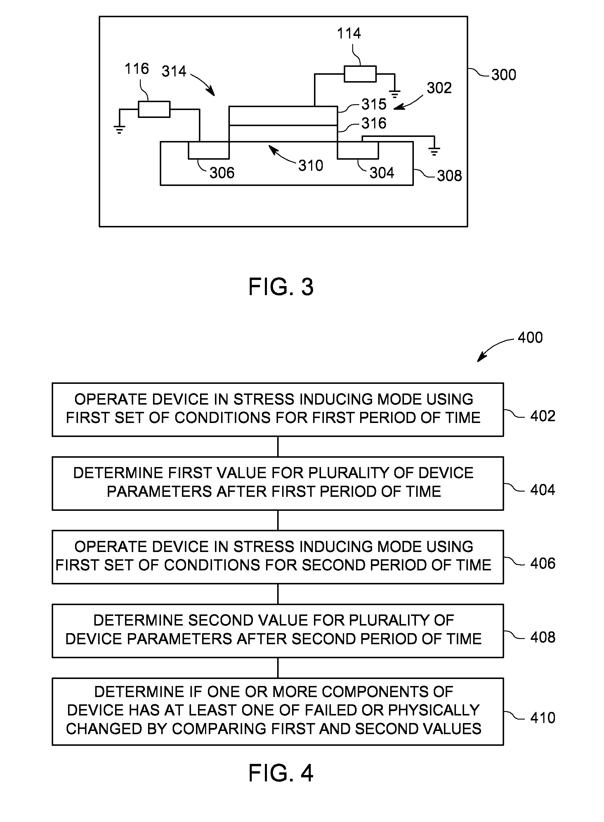 Method and apparatus for accelerating device degradation and diagnosing the physical changes of the device during the degradation process