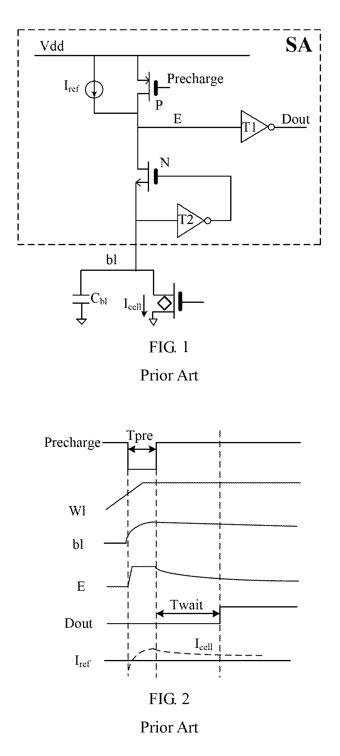 Circuits for control of time for read operation, using a current mirror circuit to mirror a reference current into the dummy device and generates time control signals based on the mirrored current