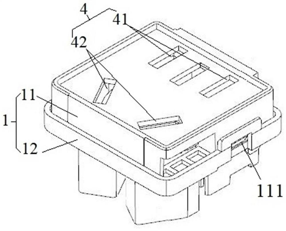 Socket protection door structure and socket