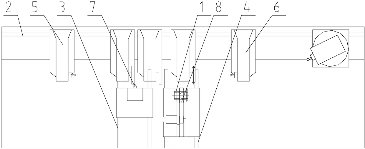 Multi-axis spindle sleeve grinding process and special grinding machine thereof