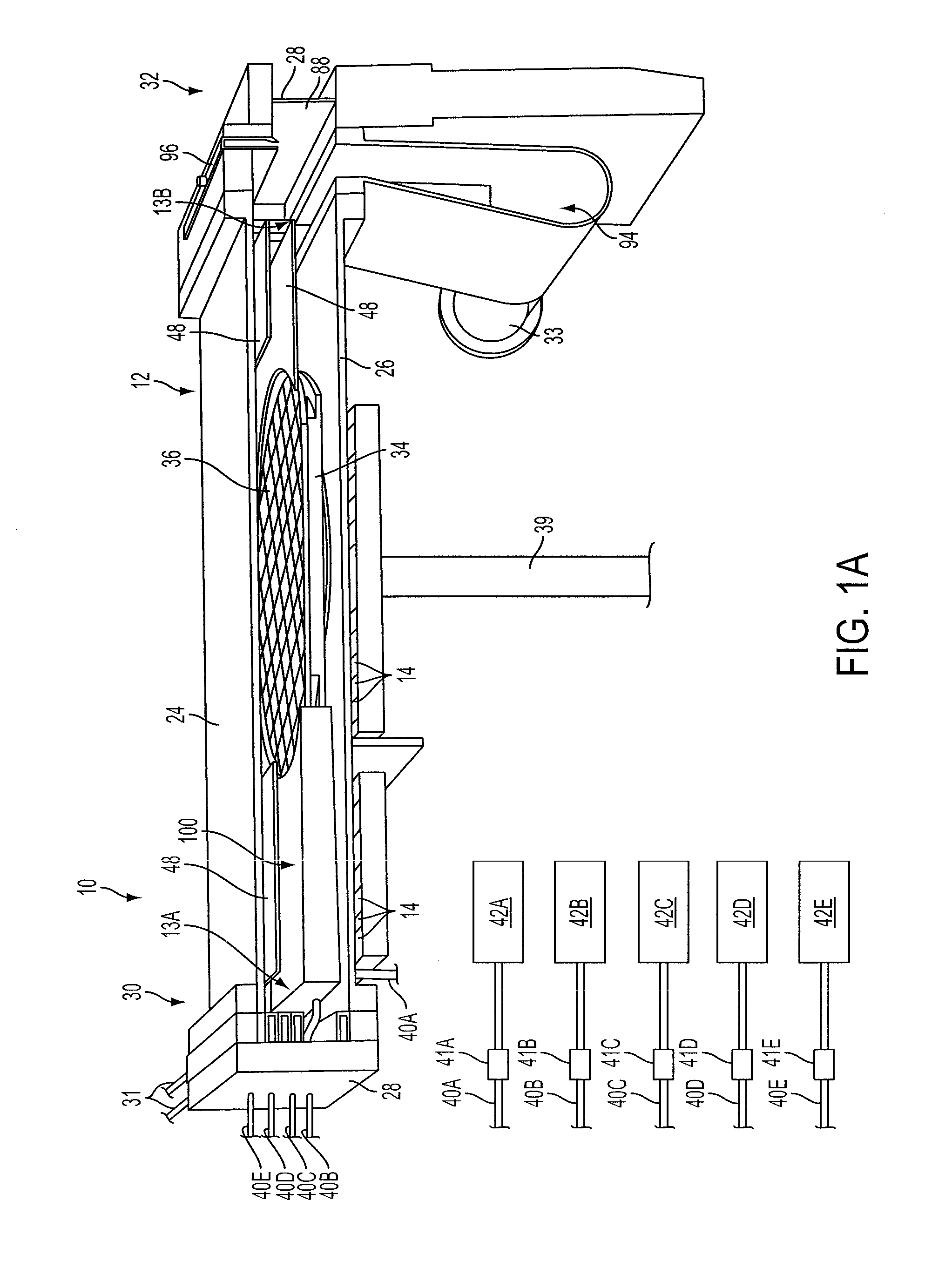 Deposition systems having interchangeable gas injectors and related methods