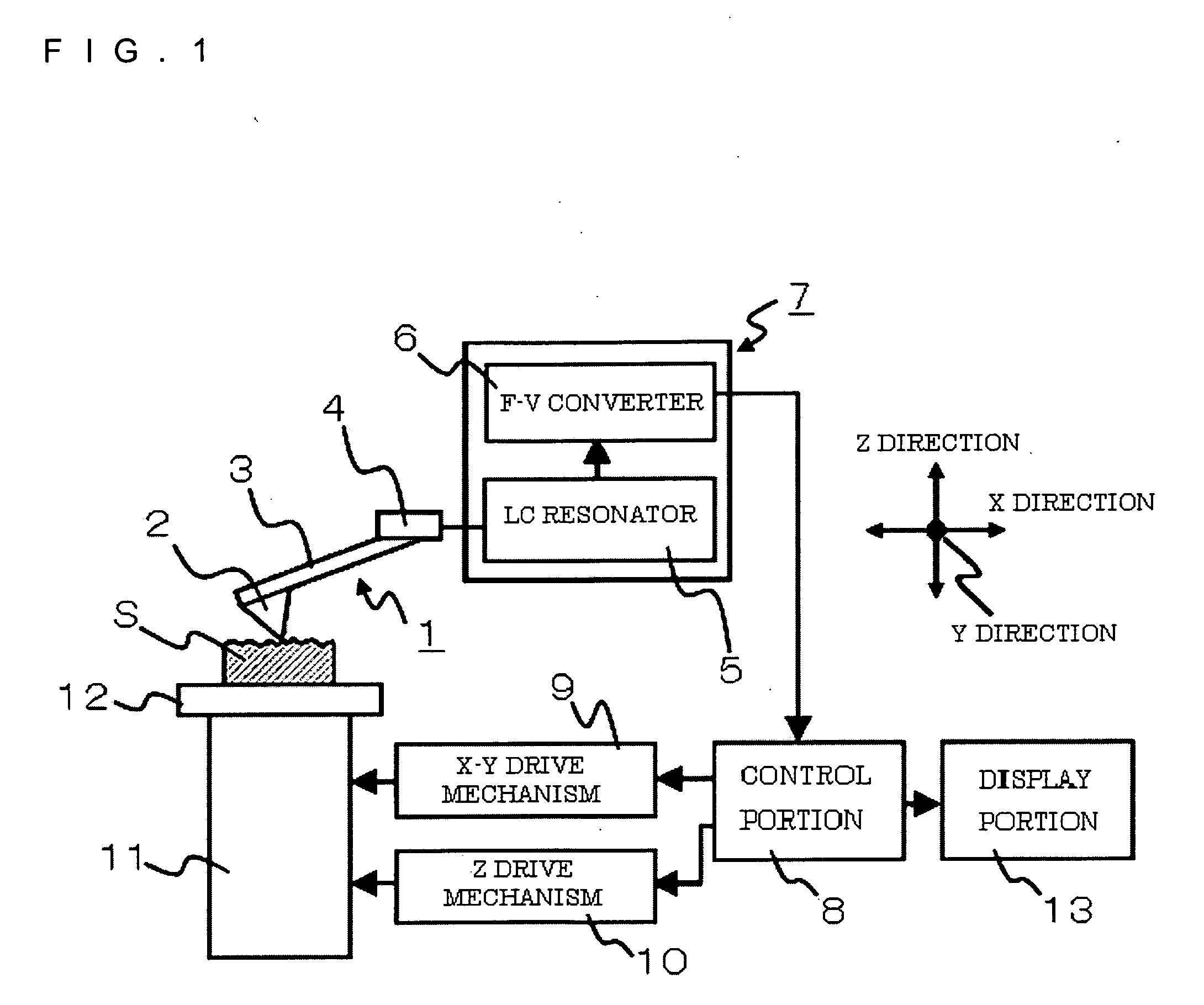 Displacement detection mechanism and scanning probe mircoscope using the same