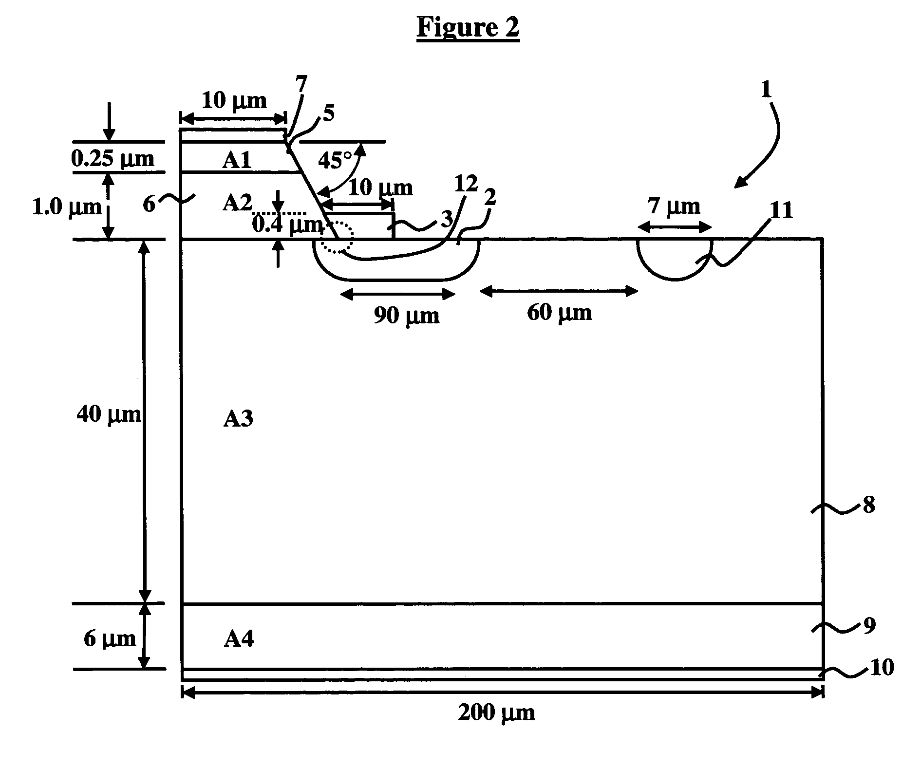 Interacting current spreader and junction extender to increase the voltage blocked in the off state of a high power semiconductor device